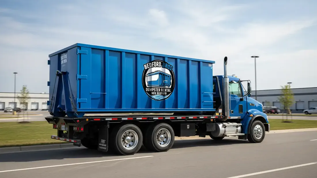 The range of roll-off dumpster sizes available in New Bedford, MA